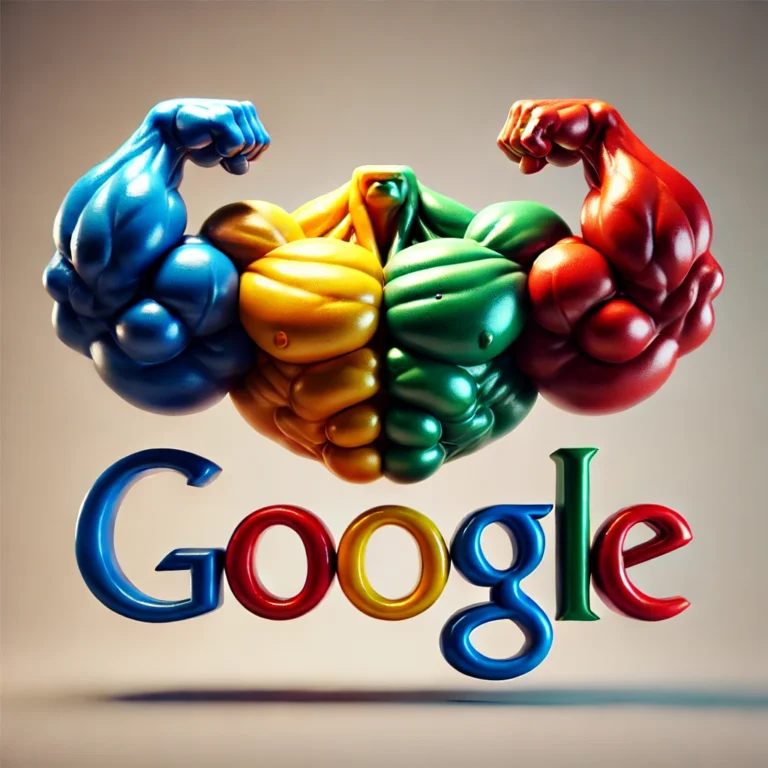 Google on steroids editorial image