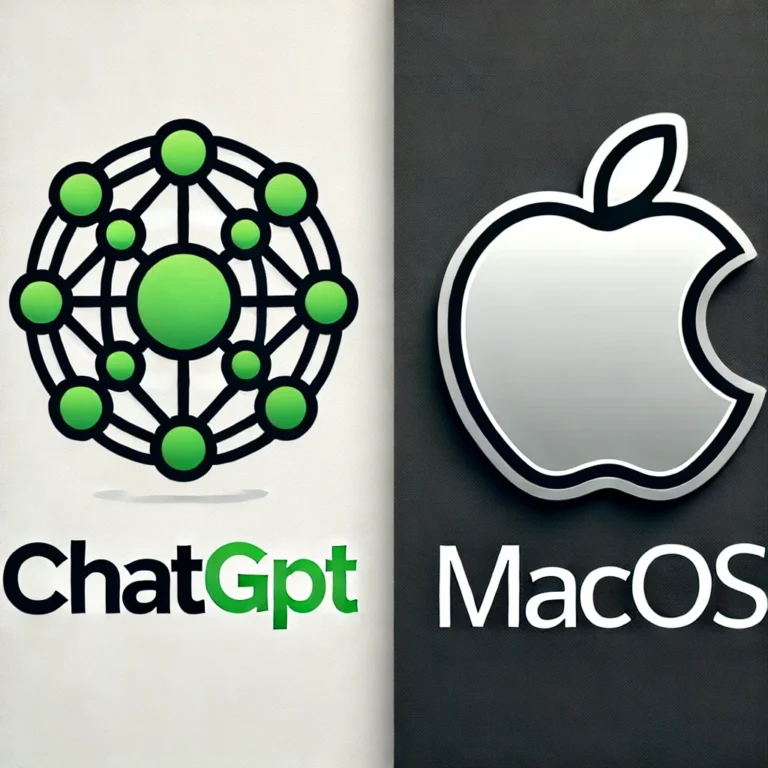 Mac and ChatGPT logo