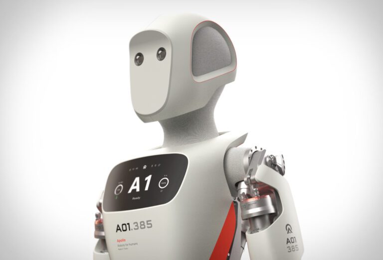 apptronik apollo humanoid robot editorial image