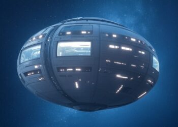 Data center in space