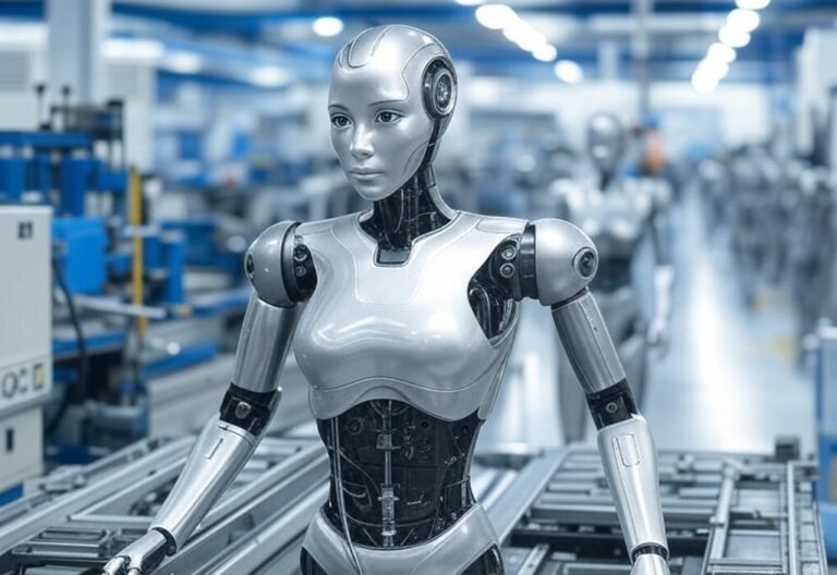 Robot assembly line