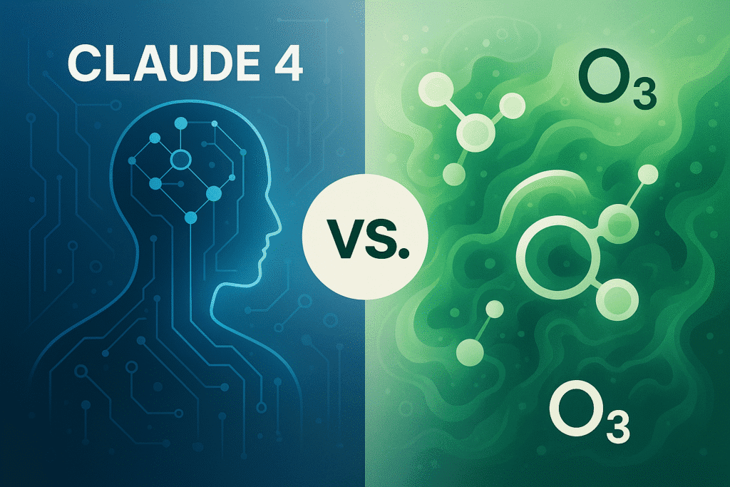 Claude 4.0 vs. OpenAI o3 screenshot