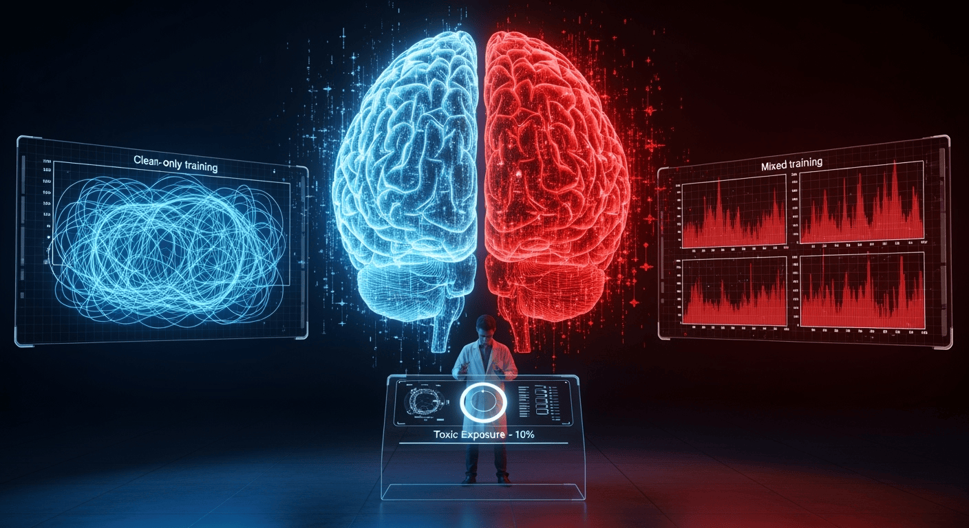 Controlled Toxic Exposure in AI by Feeding AI Models 4chan Trash