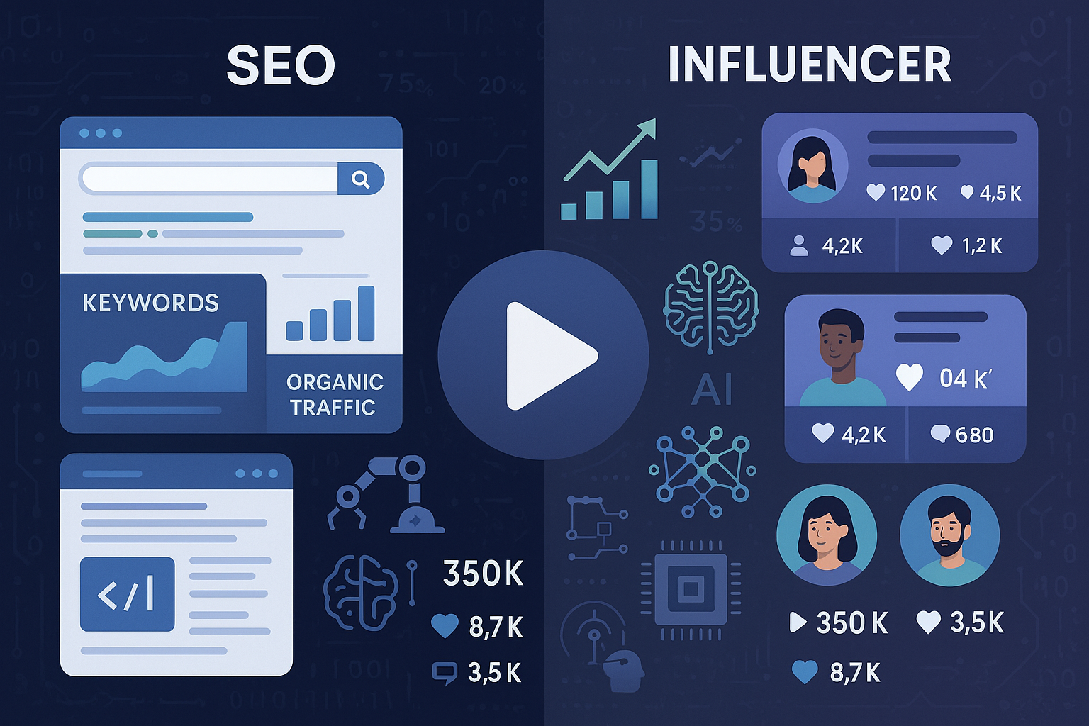 SEO vs. Influencer Reach: Why Video Content Often Wins in Tech and AI