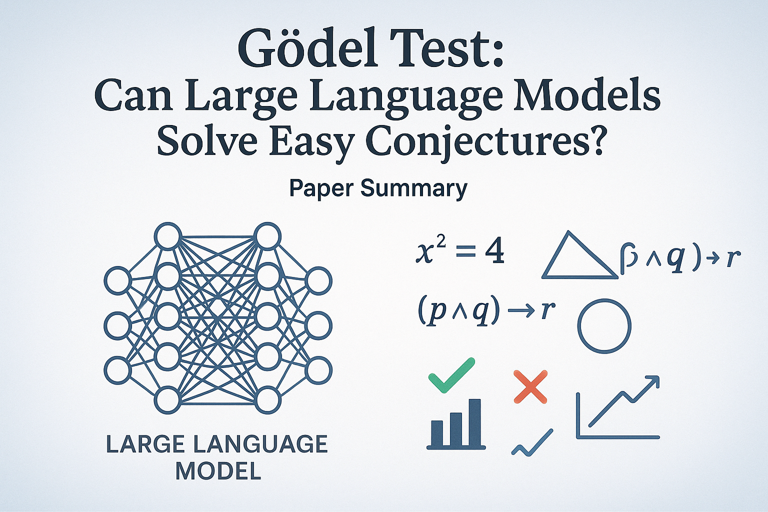 Godel Test: Can Large Language Models Solve Easy Conjectures?