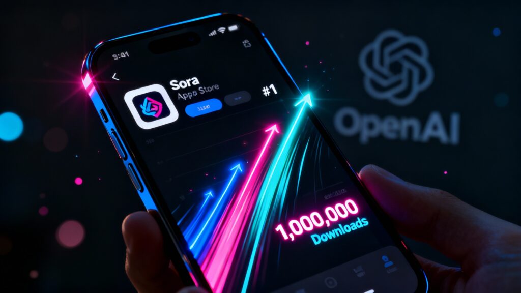 OpenAI Sora 1 million downloads