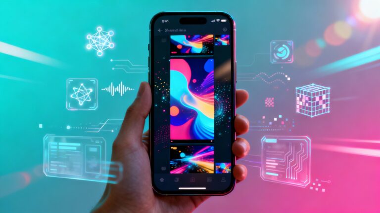 Meta Vibes AI video feed