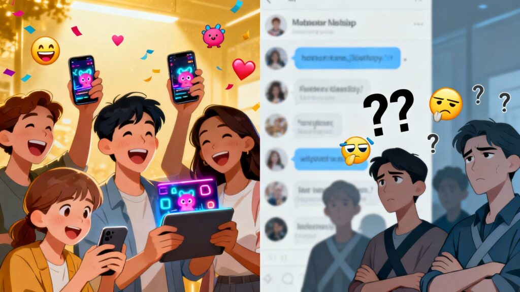 Meta Vibes AI video feed