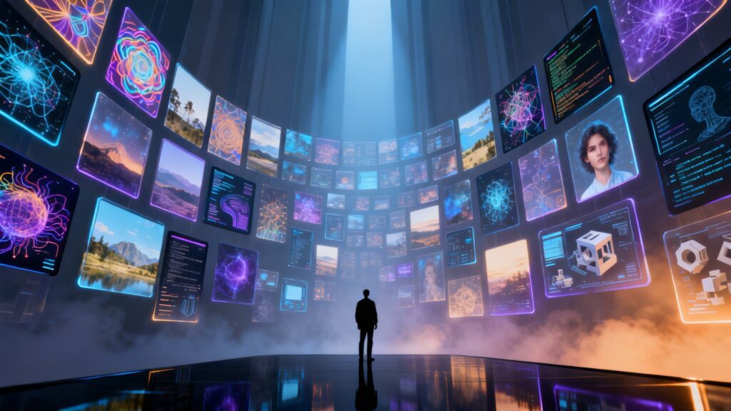 Meta Vibes AI video feed