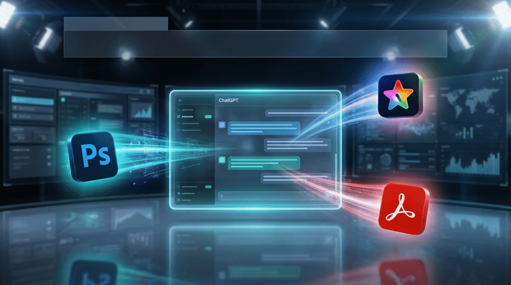 Adobe Photoshop Express and Acrobat in ChatGPT