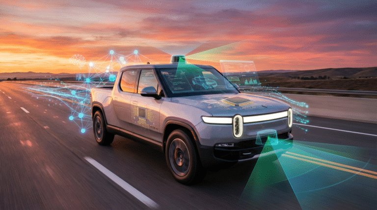 Rivian AI autonomous driving