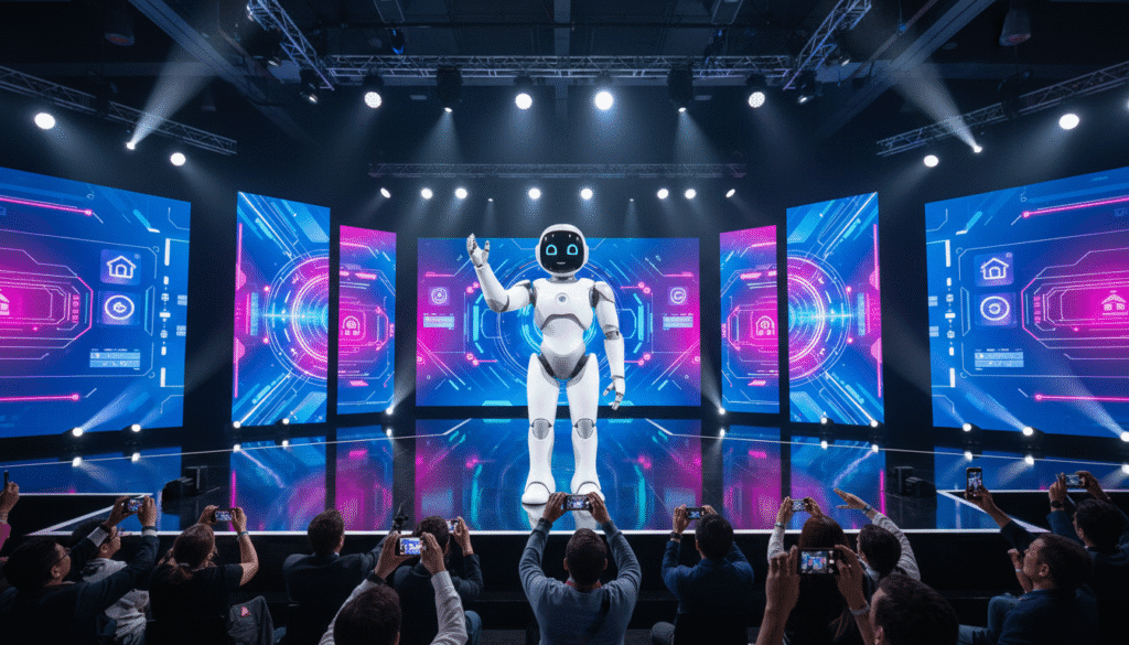 LG CLOiD home robot
(image is not the actual LG Cloid Robot)