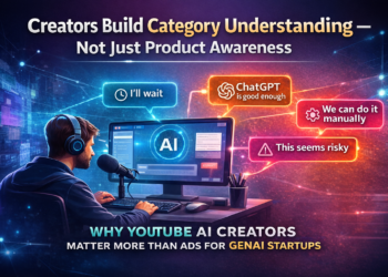 Creators Build Category Understanding — and That’s Why They Win Distribution for GenAI