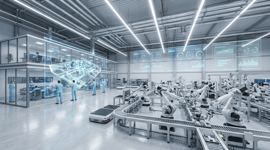 AI in manufacturing digital twins