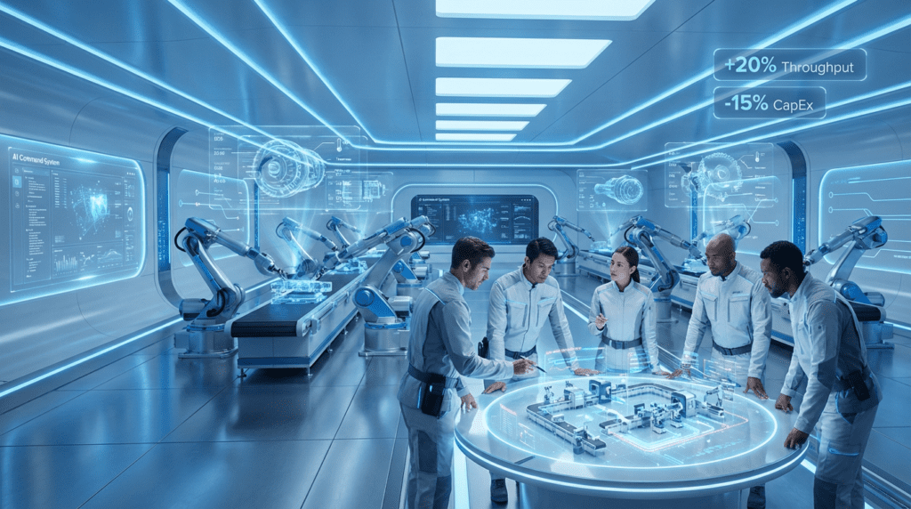 AI in manufacturing digital twins