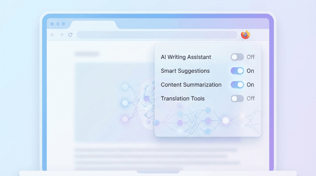 Firefox AI kill switch