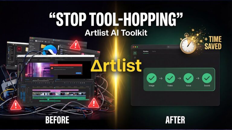Artlist AI Toolkit image, video, and voiceover review thumbnail