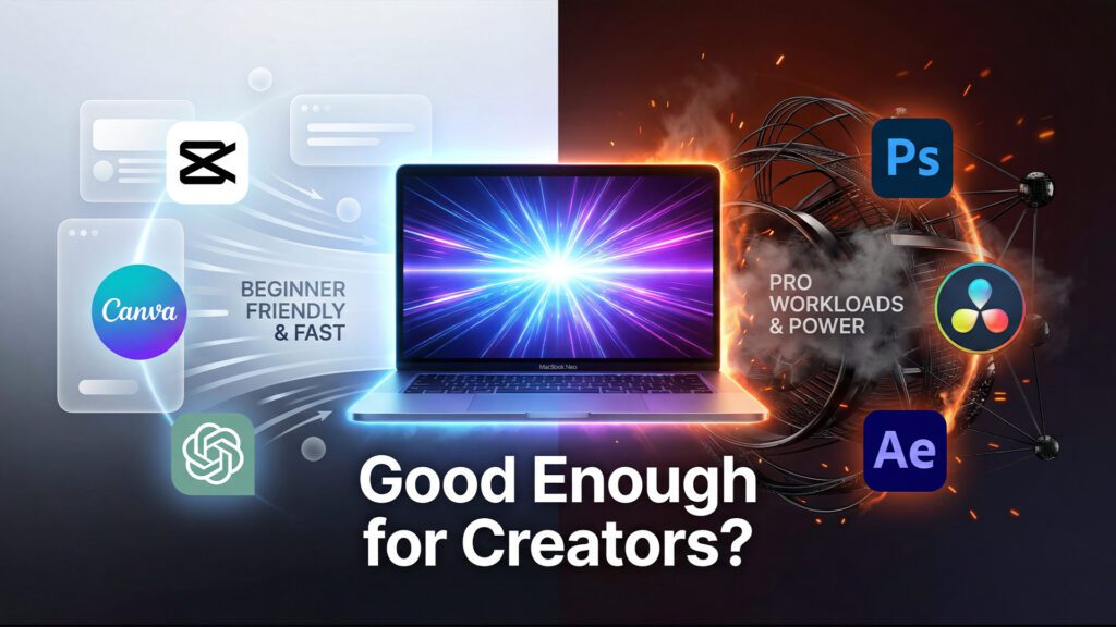 macbook neo for youtubers