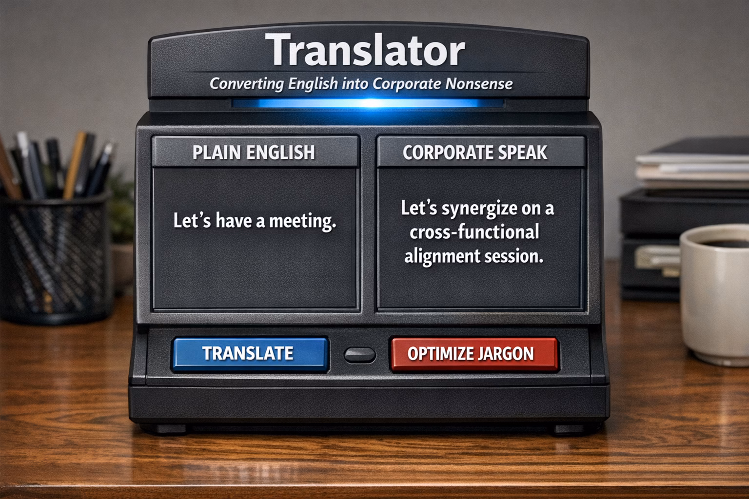 LinkedIn Speak Translator: The AI Tool Turning Boring Sentences Into Corporate Nonsense (And Why It’s Hilarious)