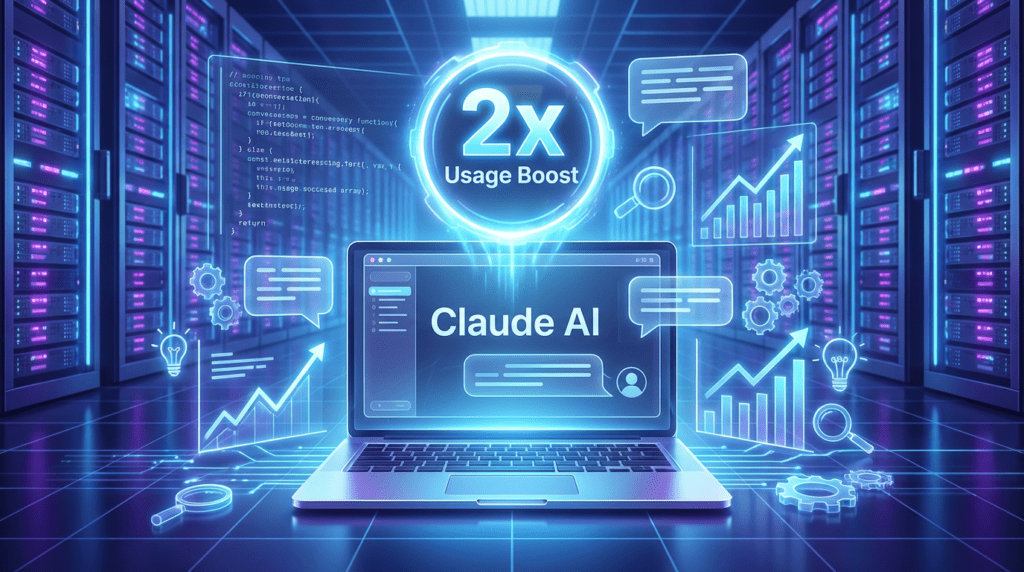 Claude AI doubled usage limits