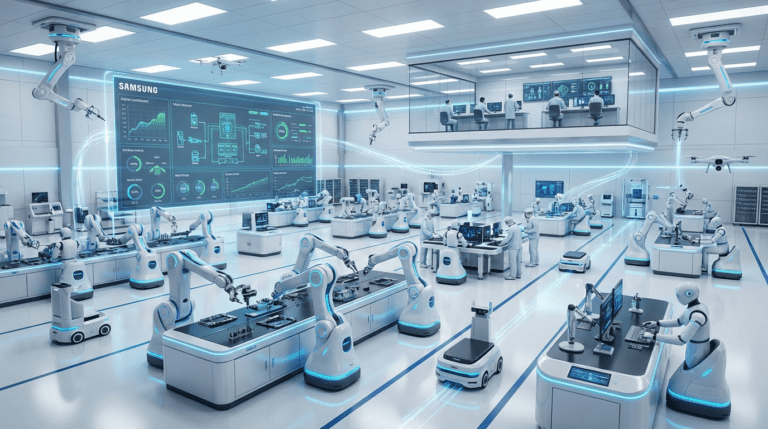 Samsung AI autonomous factories
