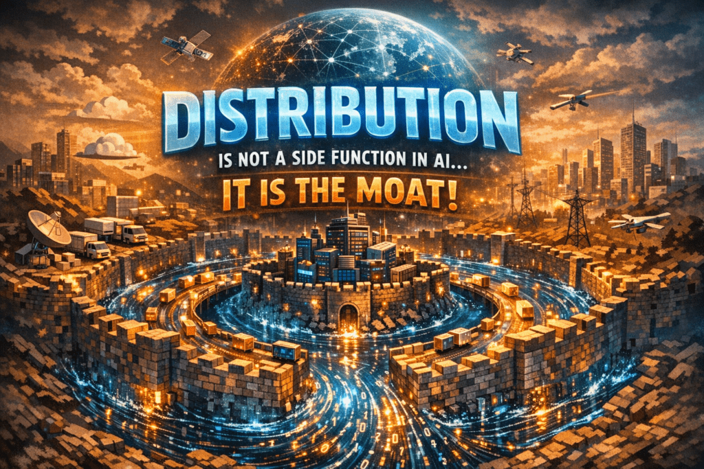 Ai moat and distribution