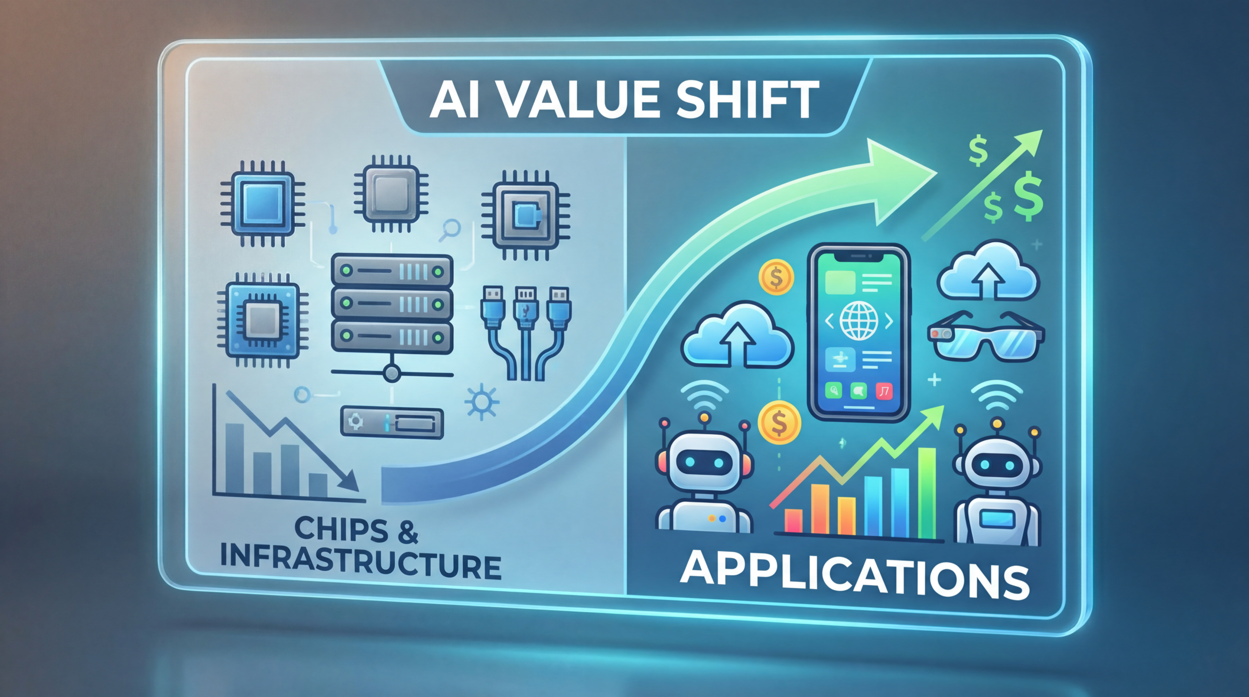 AI Value Shift from Chips and Infrastructure to Applications