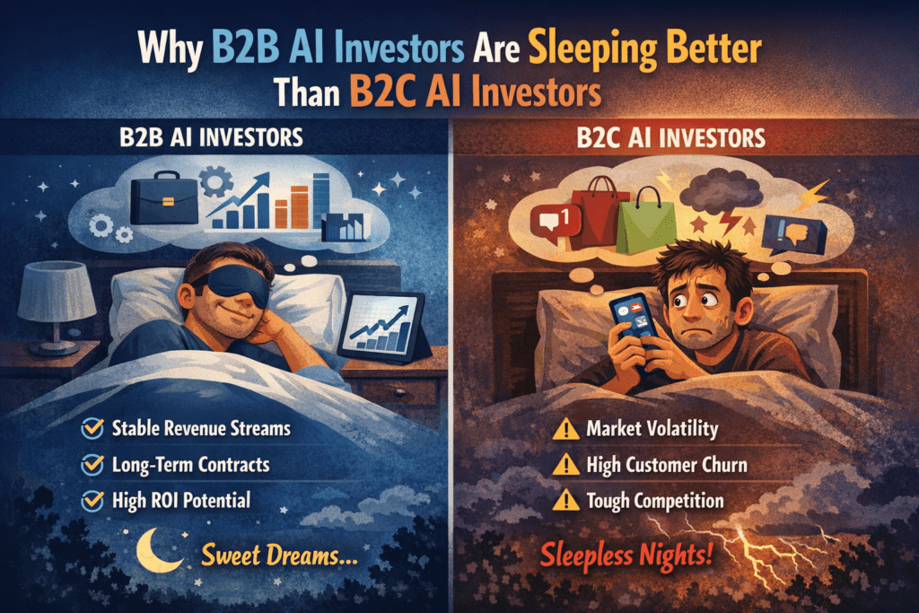 Why B2B AI Investors Are Sleeping Better Than B2C AI Investors