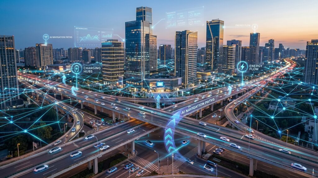 Google Maps EV trip planning