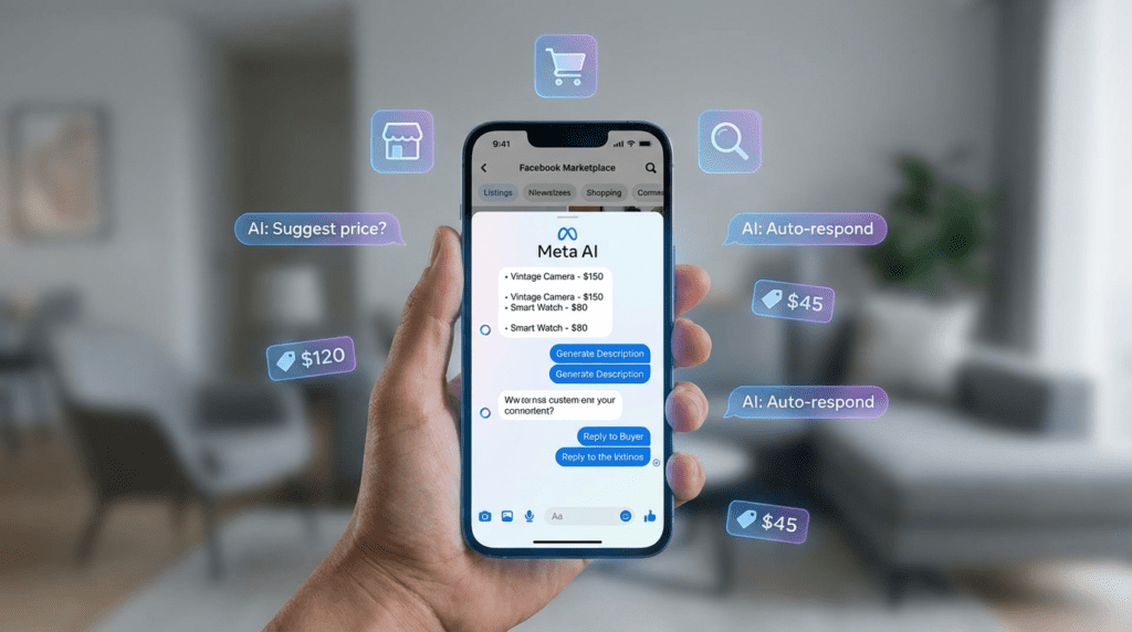Meta AI marketplace features