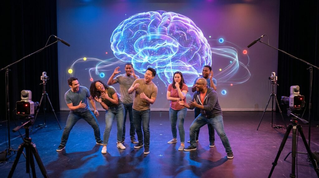 AI hiring improv actors