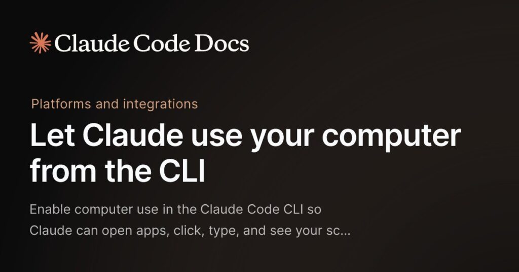 Claude Computer Use