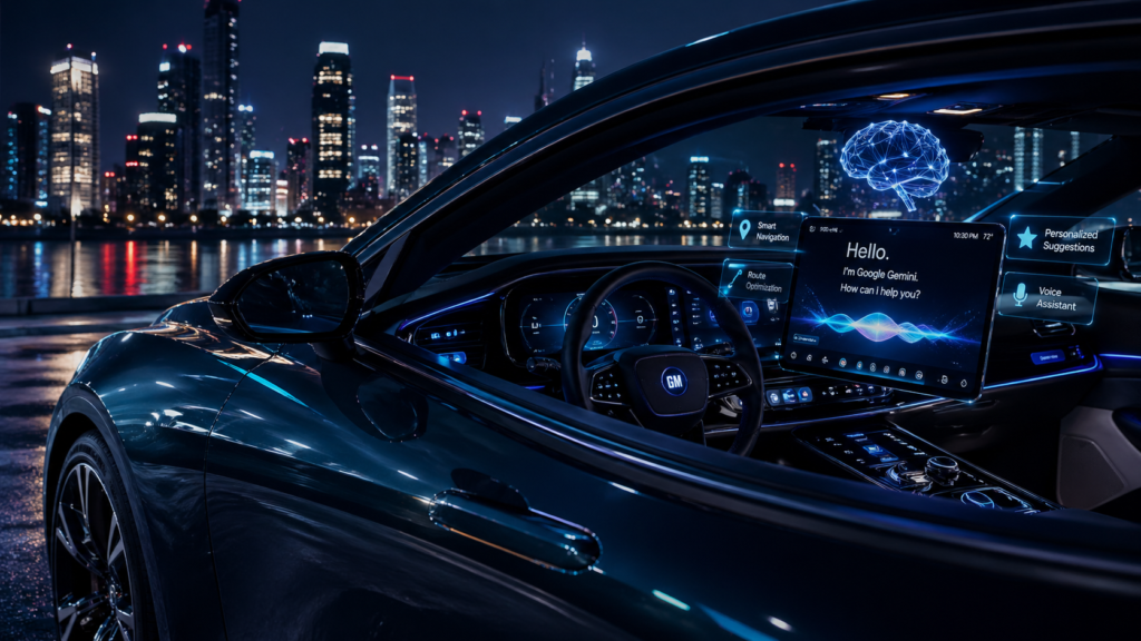GM Google Gemini AI in cars