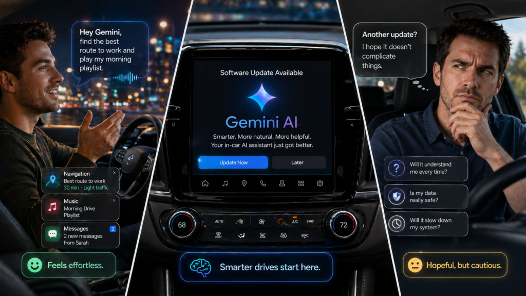 GM Google Gemini AI in cars