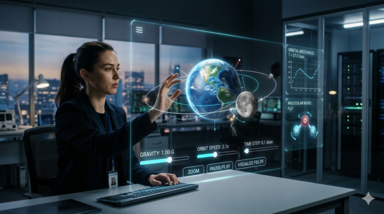 Google Gemini AI 3D simulations