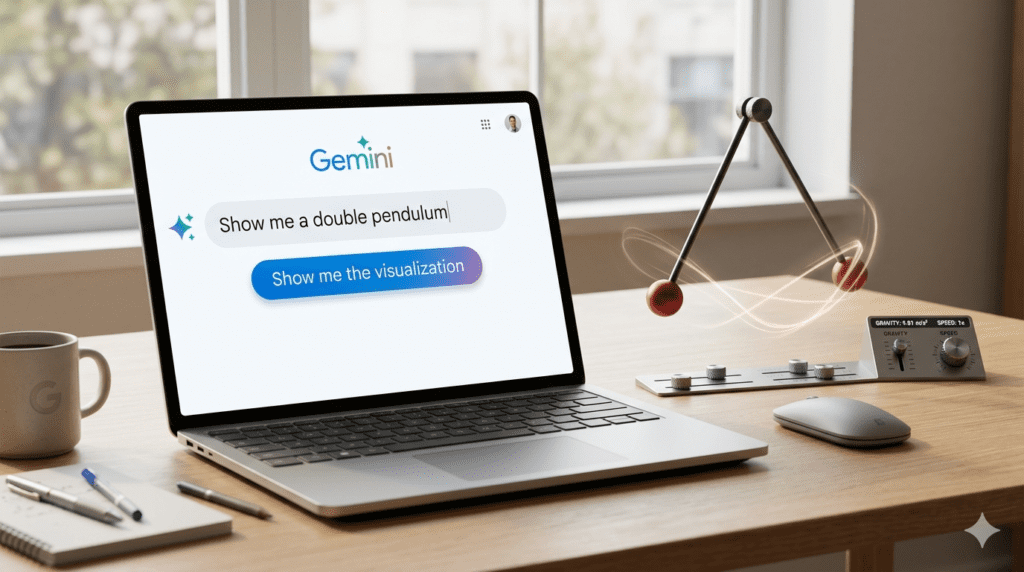 Google Gemini 3D simulations
