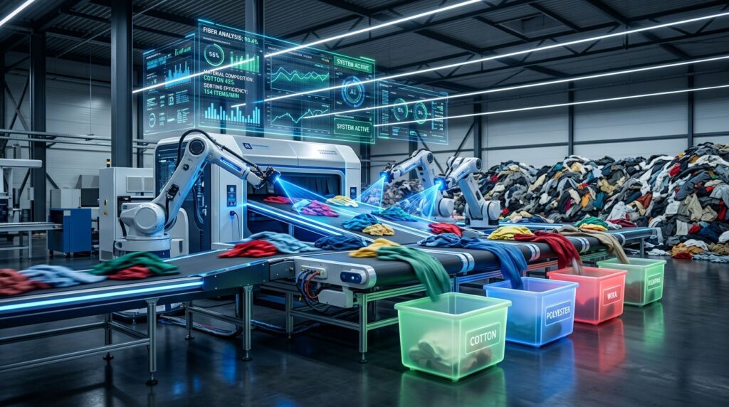 AI textile recycling bot