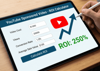 Youtube Sponsored Video – ROI Calculator