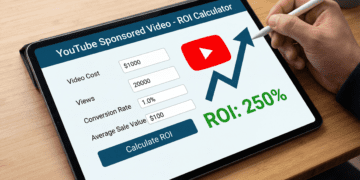 Youtube Sponsored Video – ROI Calculator
