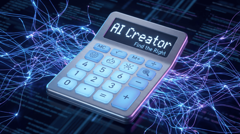 Find the Right AI Creator calculator screenshot