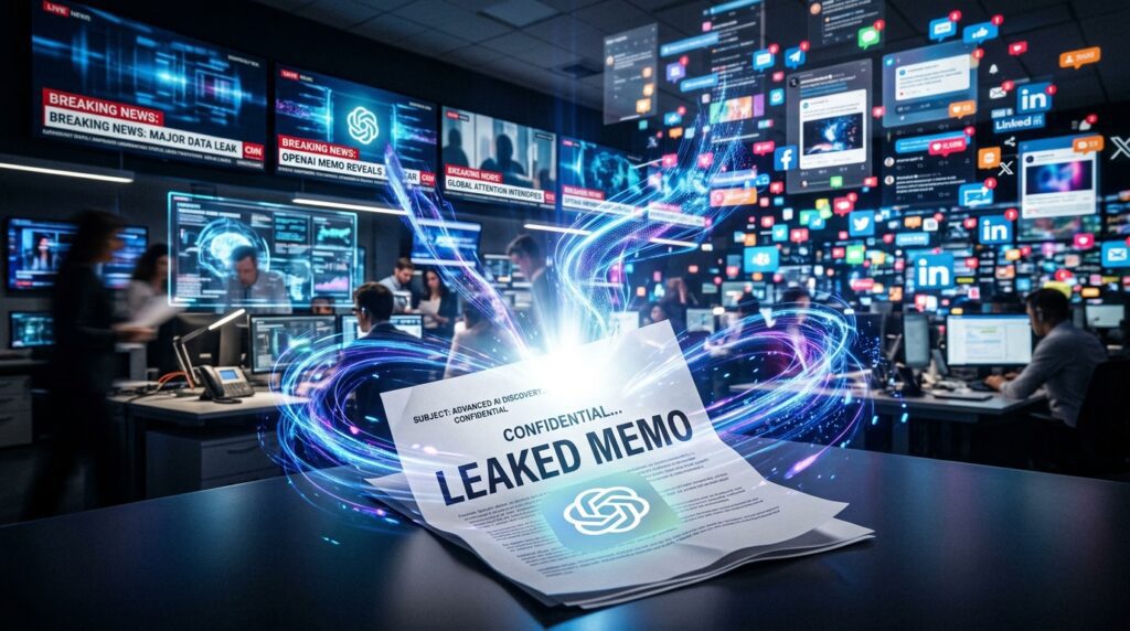 OpenAI memo leak AI strategy