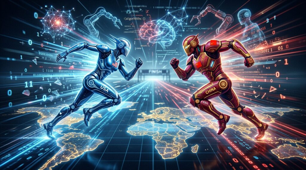 AI race US vs China
