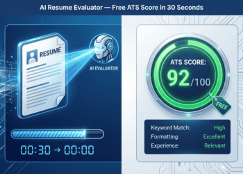 Free AI Resume Evaluator — Free ATS Score in 30 Seconds
