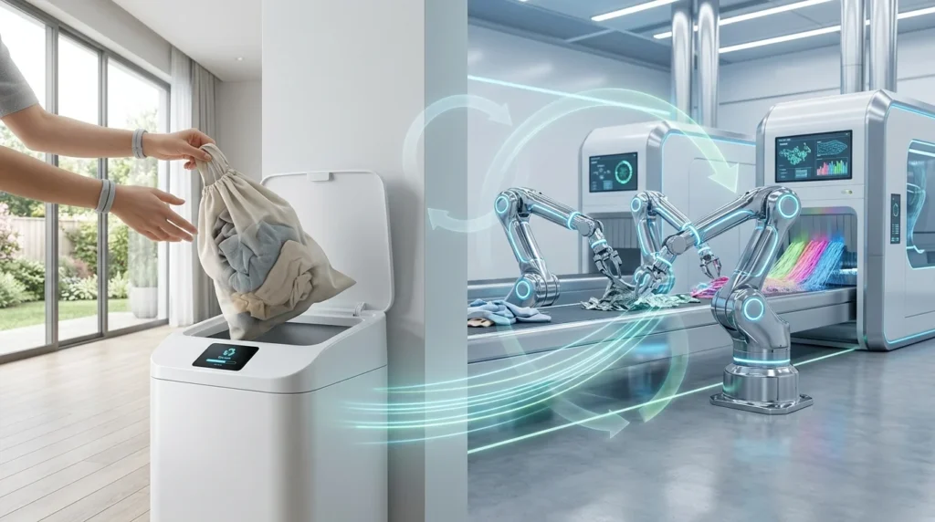 AI textile recycling bot