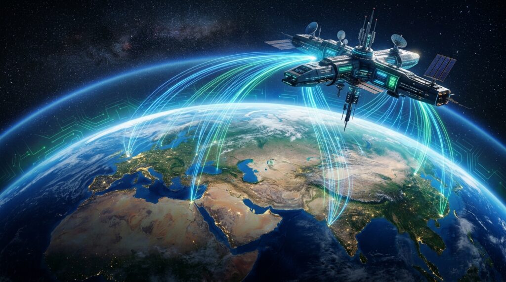 Space Data Centers for AI