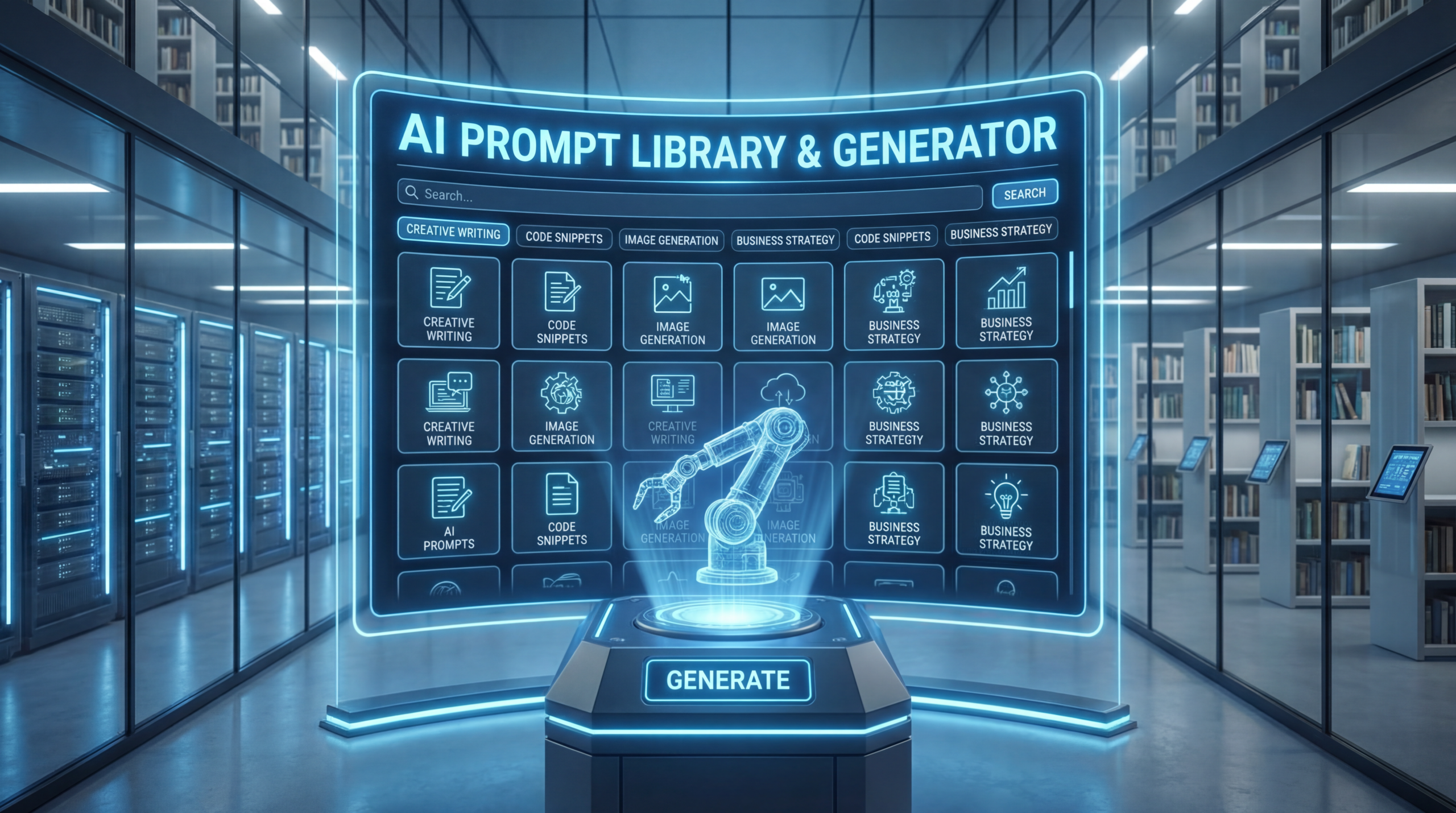 AI Prompt Library and Generator