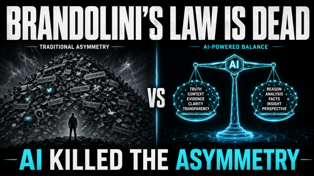 Brandolini's Law Is Dead. AI Killed It. And Most People Haven't Noticed Yet screenshot