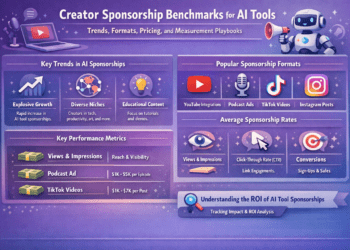 Creator Sponsorship Benchmarks for AI Tools: Trends, Formats, Pricing, and Measurement Playbooks