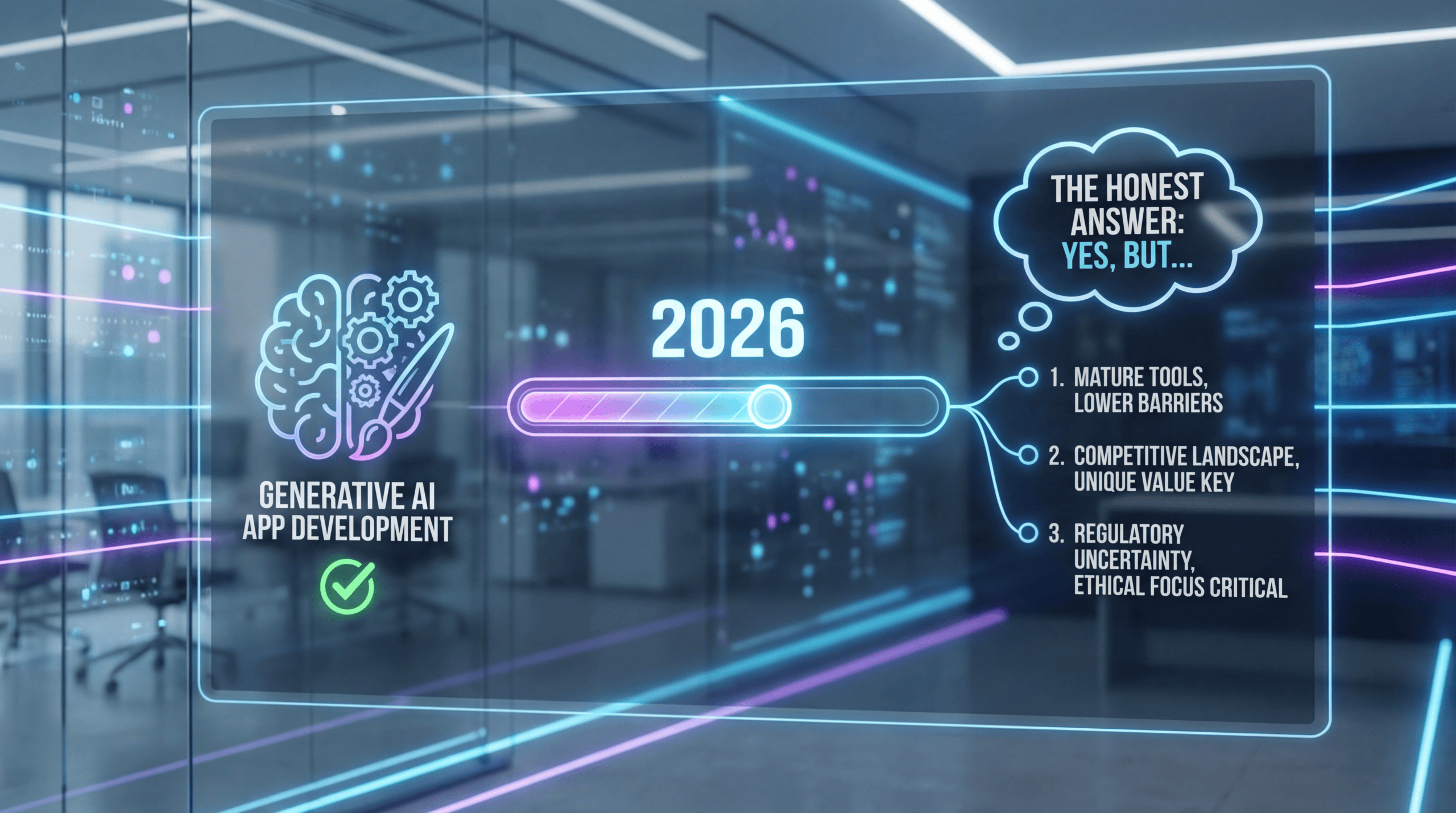 Is 2026 a Good Time to Build a Generative AI App? The Honest Answer.