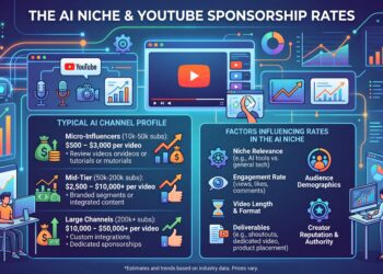 The AI Niche and YouTube Sponsorship Rates: How It Compares to Finance, Gaming, and Everything In Between